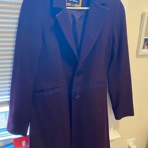 Burgundy Sam Edelman long coat